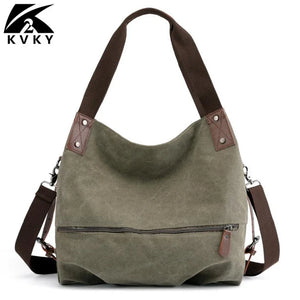 Canvas Women's Shoulder Bag Large Capacity Handbag Totes Bag