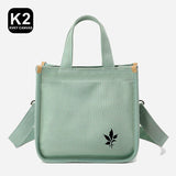 Summer Mini Canvas Women Shoulder Bag Leisure Square Bag Canvas Messenger Bag