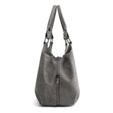 Canvas Multi-pocket Women's Shoulder Bag Casual Tote