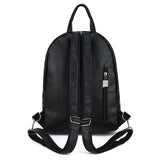 Kangaroo Pu Leather Mochila Femenina Backpack Large Capacity School Bag