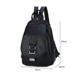 Kangaroo Pu Leather Mochila Femenina Backpack Large Capacity School Bag