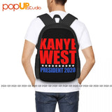 Kanye West For President 01 Backpack Large Capacity