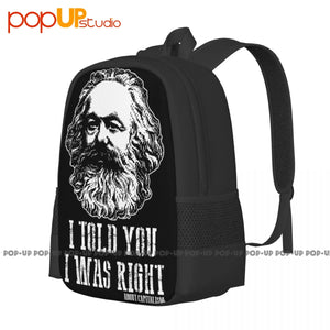 Marxism Art Print Backpack Shoe Bag Large Capacity