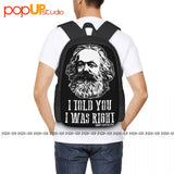 Marxism Art Print Backpack Shoe Bag Large Capacity