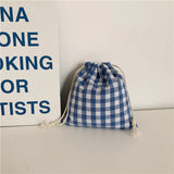 Kawaii Cotton Fabric Drawstring Storage Pouch Gift Bag