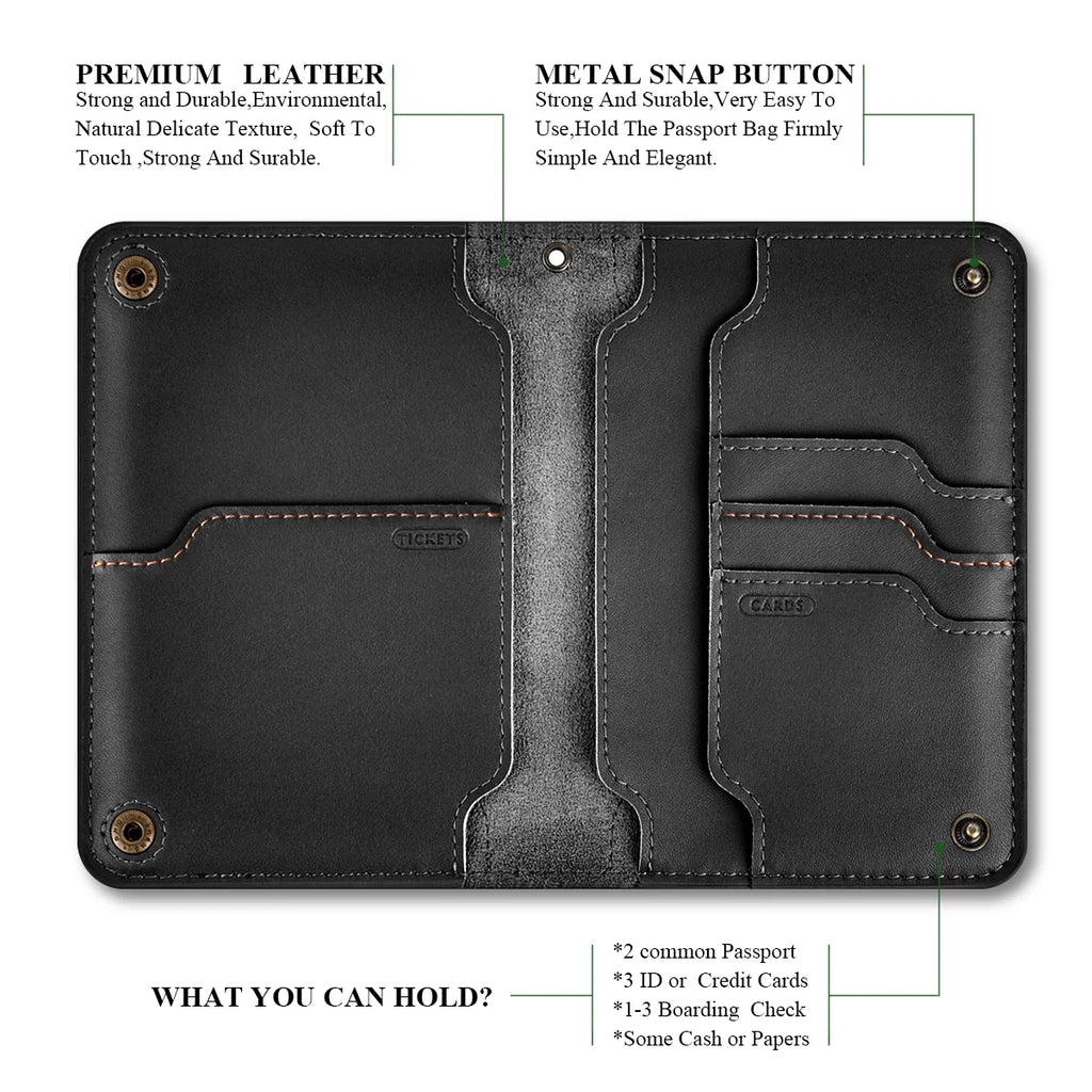 Kemy 100% Leather Passport Holder Soft Candy Case Cow Leather Cover