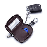 Men's Leather Waist Hanging Key Bag First Layer Cowhide Car Key Bag