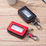 Men's Leather Waist Hanging Key Bag First Layer Cowhide Car Key Bag