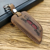 Hand Leather Key Holder Wallet for Crazy Horse Leather Key Cover