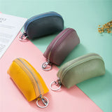 Leather Key Case Wallet Cow Leather Key Bag Housekeeper