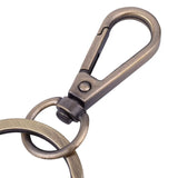 Vintage Leather Key Chain Holder Case Car Keychain Ring Cover