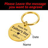 Personalized Family Reunion Key Holder Grandpa Grandma Keychains