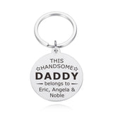 Personalized Family Reunion Key Holder Grandpa Grandma Keychains