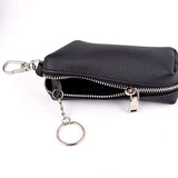 Leather Car Key Cover Wallet Housekeeper Bag Keychain