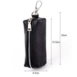 Leather Car Key Cover Wallet Housekeeper Bag Keychain