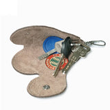 Leather Key Holder Housekeeper Organizer Pouch Purse