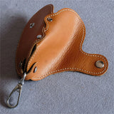Leather Key Holder Housekeeper Organizer Pouch Purse