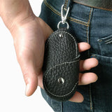 Leather Key Holder Housekeeper Organizer Pouch Purse