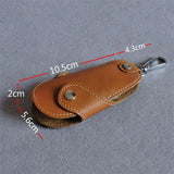 Leather Key Holder Housekeeper Organizer Pouch Purse