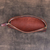 Key Holder Key Pouch Leather Key Wallet Organizer Housekeeper Zipper Key