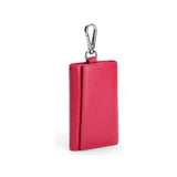 Leather Housekeeper Key Holder Zipper Case Men Women Keychain Organizer