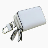 Key Pouch Bag Keys Holder Unisex Leather Car Key Wallet Zipper Keychain