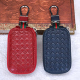 Leather Car Key Bag Remote Control Protective Cover Key Pouch