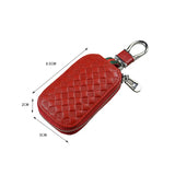 Leather Car Key Bag Remote Control Protective Cover Key Pouch