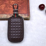Leather Car Key Bag Remote Control Protective Cover Key Pouch
