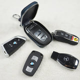 Leather Car Key Bag Remote Control Protective Cover Key Pouch