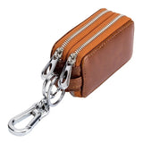 Leather Key Wallet for Women Multifunctional Waterproof Key Holder