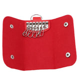 Key Wallet Leather Buckle Key Case High Keys Holder Car Keychain Organizer