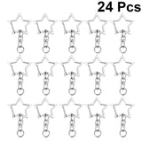Keychain Key Rings Ring Holder Metal Alloy High End Flat Chain Star Car Keyring
