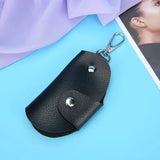 Leather Keychain Key Holder Bag Portable Housekeeper Car Key Holders