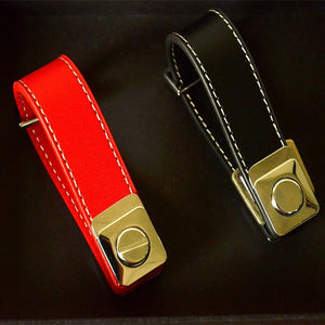 Leather Keychain Organizer with Bottle Opener