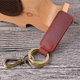Keycord Leather Crazy Horse Leather Key chain Gift For Car Key