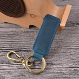 Keycord Leather Crazy Horse Leather Key chain Gift For Car Key