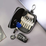 Keypouch Men Car Key Holder Zipper Keys Case Top Male Man Housekeeper