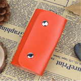 PU Leather Buckle Key Wallet Case Bag Car Keychain For Women Men