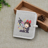 KiKis Linen Vintage Cartoon Wallet for Girls