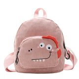 3D Cartoon Dinosaur Kid Backpack Anti-lost Printed School Bag