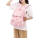 Kid Girls Backpack Large Capacity Casual School Bag Daypack with Pendant Doll