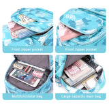 Kid Girls Backpack Large Capacity Casual School Bag Daypack with Pendant Doll