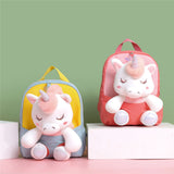 Kids Cartoon Backpack 3D Doll Rucksack School Bag for Boys Girls