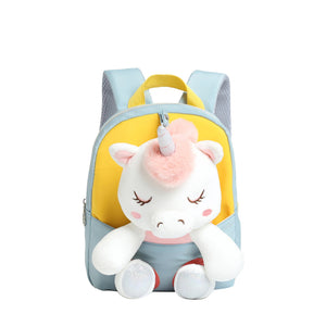 Kids Cartoon Backpack 3D Doll Rucksack School Bag for Boys Girls