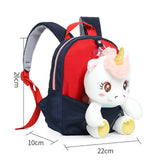 Kids Cartoon Backpack 3D Doll Rucksack School Bag for Boys Girls