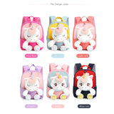 Kids Cartoon Backpack 3D Doll Rucksack School Bag for Boys Girls