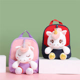 Kids Cartoon Backpack 3D Doll Rucksack School Bag for Boys Girls