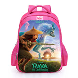Kid Raya The Last Dragon Backpack School Bag Anime Primary Daily