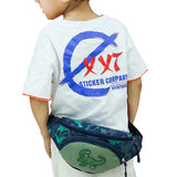 Kid Waist Bag For Girl Boy Fanny Cartoon Dinosaur Chest Bag